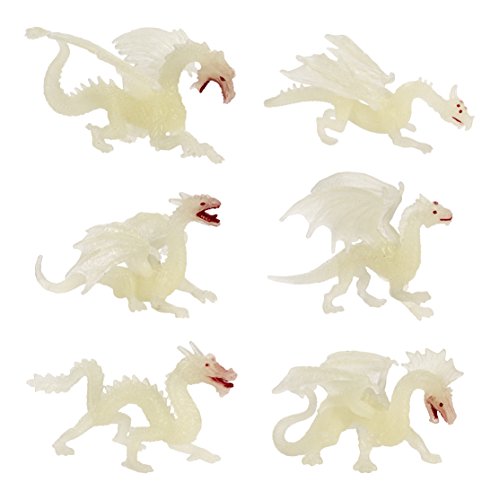 Safari "Toob Glow-in-The – Dark Drachen Miniaturen (Mehrfarbig) von Safari Ltd.