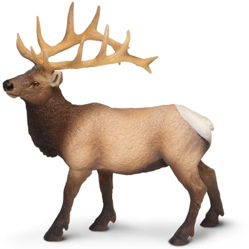 Safari s180329 Wild North American Wildlife Elk Bull Miniatur von Safari Ltd.