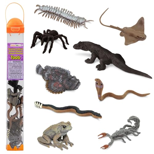 Safari Ltd. Giftige Kreaturen 9 Sammelfiguren in der Tube ca. 5-7 cm Gross von Safari Ltd.