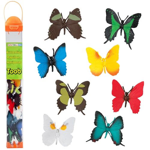 Safari Ltd. Schmetterlinge TOOB® 684504- 8x handbemalte Sammelfiguren von Safari Ltd.