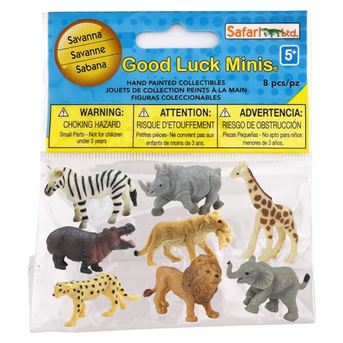 Safari 100224 Good Luck Minis Fun Packungen Savanne Miniatur von Safari Ltd.