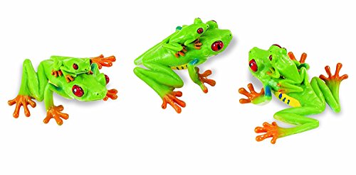 Safari - 262029 - Rotaugenlaubfrosch, Laubfrosch, grün, PVC, 5,5cm, 1 Stück Safari - 262029 - Rotaugenlaubfrosch, Laubfrosch, grün, PVC, 5,5cm, 1 Stück von Safari Ltd.