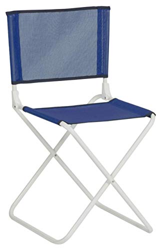 Safari-635B16 Hocker aus Nylon mit Rückenlehne blau, bunt (87516) von Safari