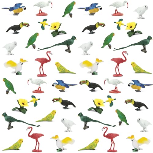 Safari Bulk Taschen – Exotische Vögel 48 Teile von Safari Ltd.
