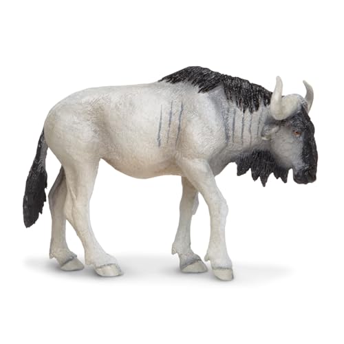 Safari 222829 WS Wildlife Wilderbeest Figur, Blau, Grau von Safari Ltd.