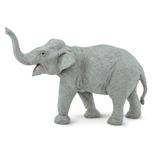 Safari Ltd Wild Wildlife – Asiatischer Elefant – Realistische handbemalte Figur Spielzeug Modell – Qualität Konstruktion aus Sicher und BPA-Freien Materialien – Für Kinder ab 3 und bis von Safari Ltd.