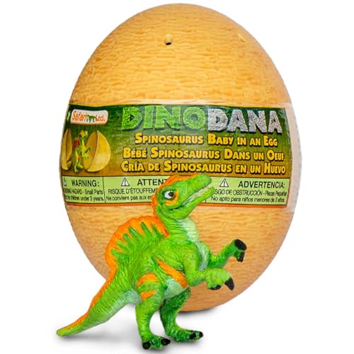 Safari Ltd. Spinosaurus Baby mit Dinosaurier-Ei 8,9 cm | Verwenden Sie die Dino Dana App mit AR | Dinosaurier-Figur | Spielzeug für Kinder | Ungiftig und BPA-frei | Für Kinder ab 3 Jahren geeignet Safari Ltd. Spinosaurus Baby mit Dinosaurier-Ei 8,9 cm | Verwenden Sie die Dino Dana App mit AR | Dinosaurier-Figur | Spielzeug für Kinder | Ungiftig und BPA-frei | Für Kinder ab 3 Jahren geeignet von Safari Ltd.