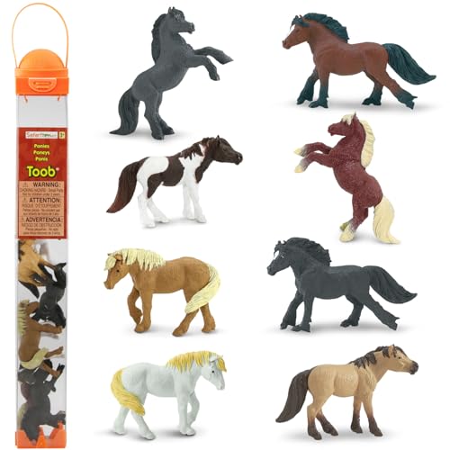 Safari 681104 - Pony Figuren in Röhre Safari 681104 - Pony Figuren in Röhre von Safari Ltd.