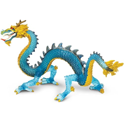 Safari Ltd. Blauer Kristalldrache 19,3 cm Kristallblaue Drachenfigur | Handbemalte Drachenfigur | Ungiftig & BPA-frei | Geeignet für Kinder ab 3 Jahren von Safari Ltd.