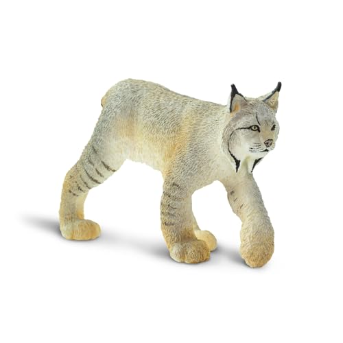 Safari Ltd. Lynx Figur – lebensechte 8,9 cm Modellfigur – Lernspielzeug für Jungen, Mädchen und Kinder ab 3 Jahren von Safari Ltd.