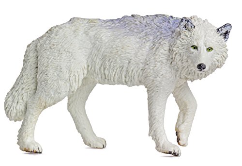 Safari Ltd 220029, Weißer Wolf-Figur von Safari Ltd.