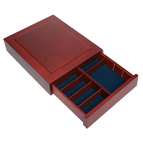 SAFE 6880 Sammelkassette Sammelbox Münzbox Setzkasten aus edlem Holz incl. 6 Stege für Münzen 100 Goldeuros im original Etui - Mineralien Ü-Eier Kleinfiguren Parfümflacons usw. von SAFE