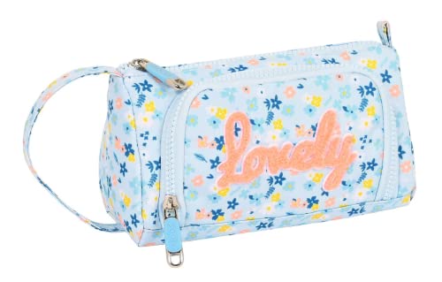 Safta 412222907 Mäppchen mit ausklappbarer Tasche voll Recyc Moos Lovely 20 x 11 x 8,5 cm, bunt von MOOS