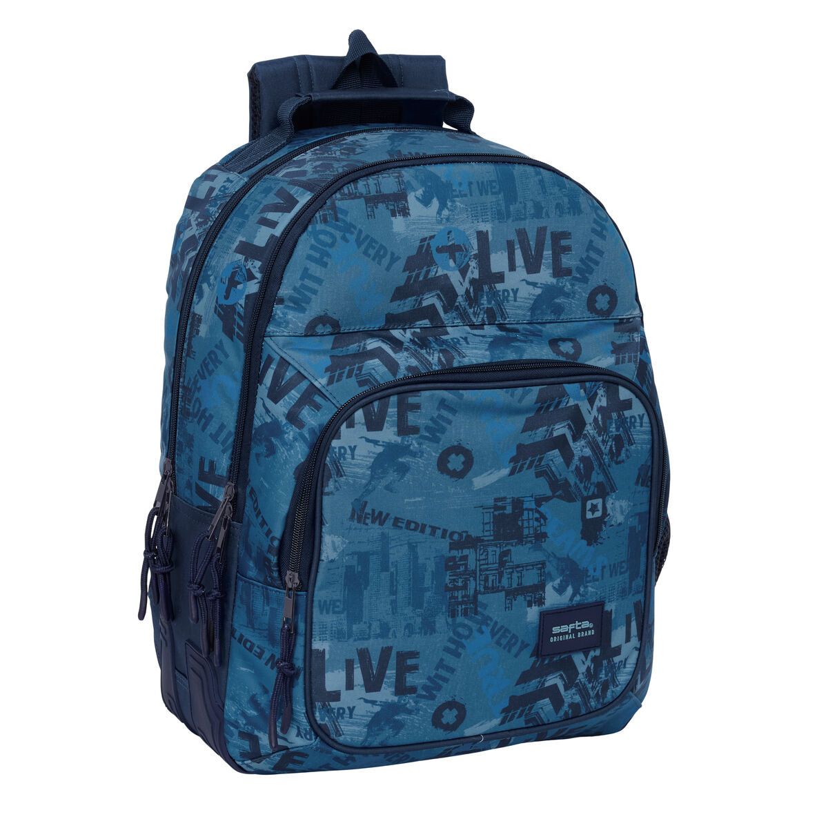 Schulranzen Safta New Edition Marineblau 32 x 42 x 15 cm Schulranzen Safta New Edition Marineblau 32 x 42 x 15 cm von Safta