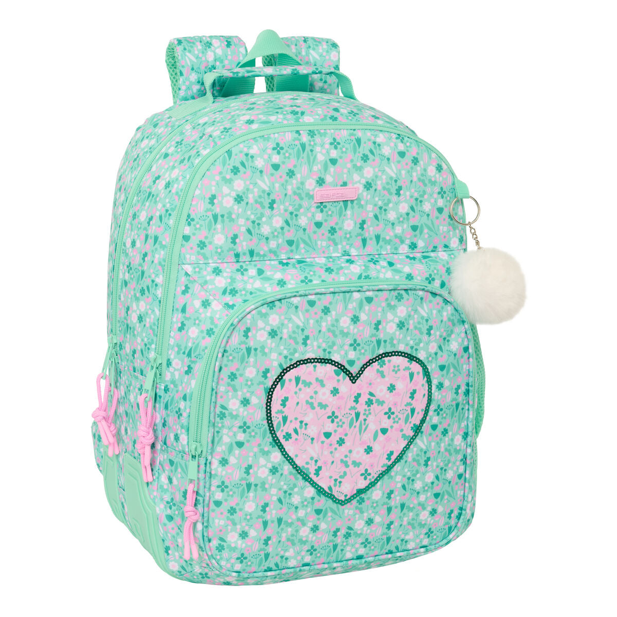 Schulrucksack Safta Cuore Minze 32 x 42 x 15 cm von Safta