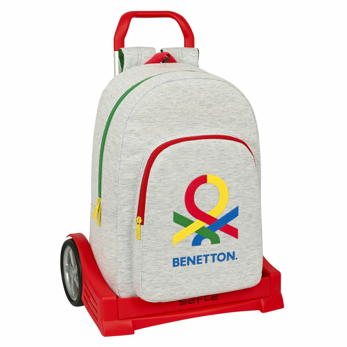 Schulrucksack mit Rädern Safta Benneton Grau 30 x 14 x 46 cm Schulrucksack mit Rädern Safta Benneton Grau 30 x 14 x 46 cm von Safta