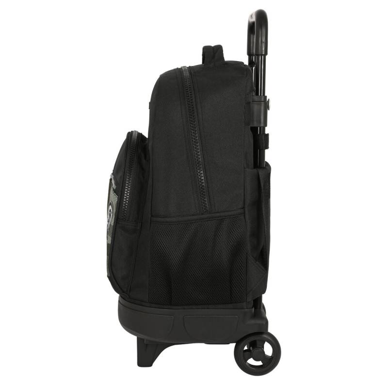 Schulrucksack mit Rädern Safta Stone Schwarz 33 x 45 x 22 cm von Safta