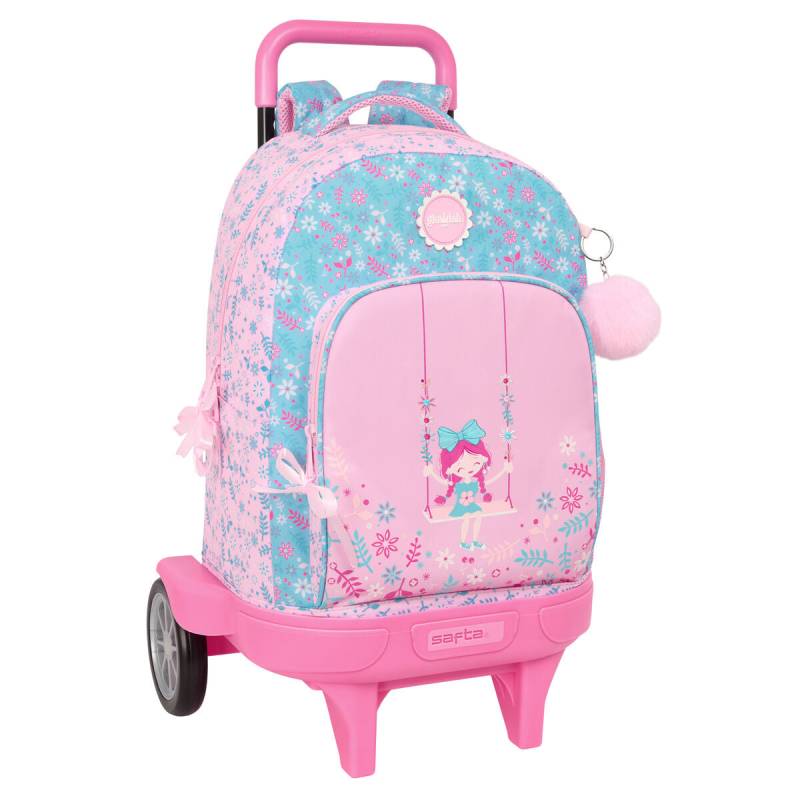 Schulrucksack mit Rädern Safta Swing Bunt 33 x 45 x 22 cm von Safta