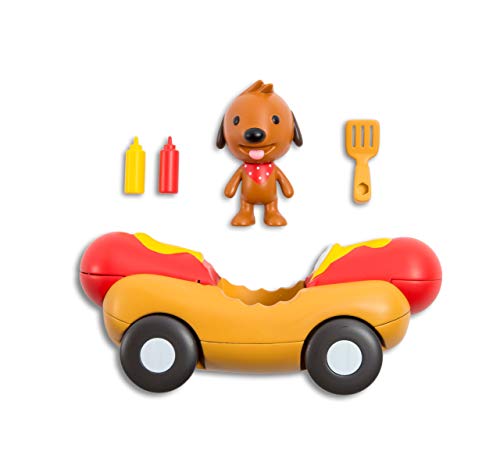 SAGO mini 6038486 Pädagogisches Spielzeug Fahrzeuge: Harvey's Veggie Dog Car, bunt von SAGO mini