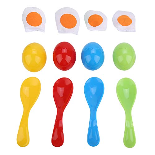 4-Spieler-Osterei- und Löffel-Rennspielset, Eier und Löffel Erwachsene, Feiertagsspiele Im Freien, Gartenspaß, Partyzubehör, Rasenspiele, 4-Spieler-Osterei- und Löffel-Rennspielset, Eier und Löffel Erwachsene, Feiertagsspiele Im Freien, Gartenspaß, Partyzubehör, Rasenspiele, von Sahgsa