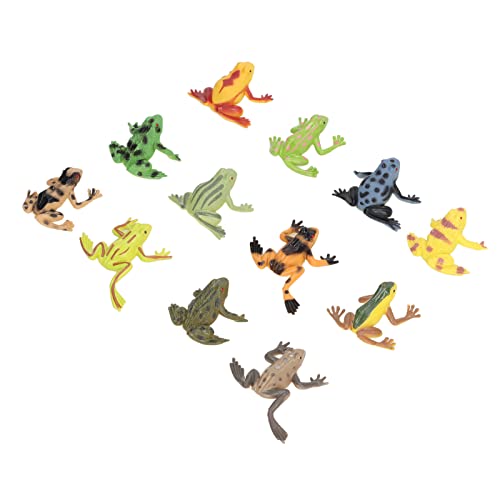 Sahgsa 12 Stück Simuliertes Tierfigurenmodell, Kinderheim, Lebende Tierfigur, Dekoration, Lernspielzeug von Sahgsa