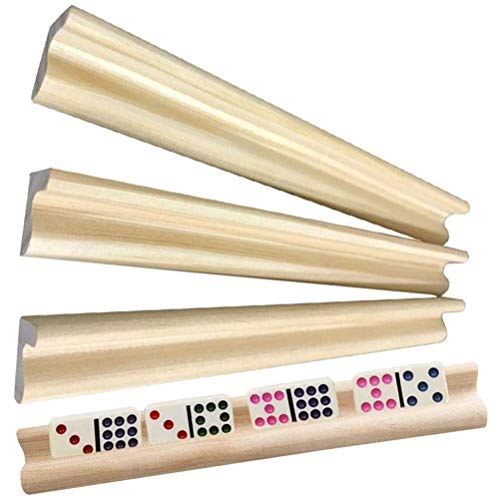 Sahgsa 4-teiliges Domino-Ständer-Set, Domino-Holzregale, Premium-Domino-Tabletts Sahgsa 4-teiliges Domino-Ständer-Set, Domino-Holzregale, Premium-Domino-Tabletts von Sahgsa
