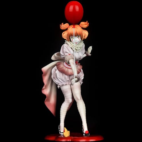 Figur für Horror-Bishoujo-Statue Pennywise-Filme Figuren Clown Bishoujo-Sammlung Actionfigur 19cm/7,4Zoll Charaktermodell Spielzeug Sammlerstücke dekorative Geschenke von SaiFfe