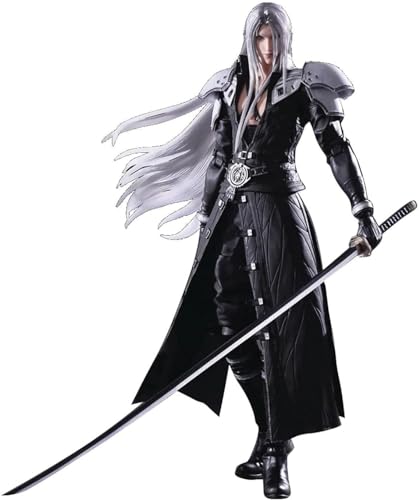Final Fantasy VII Remake: Sephiroth Play Arts Kai Actionfigur 28 cm Anime-Charaktermodell Anime-Spielmodell Statue Spielzeugsammlung Dekoration Geschenk von SaiFfe