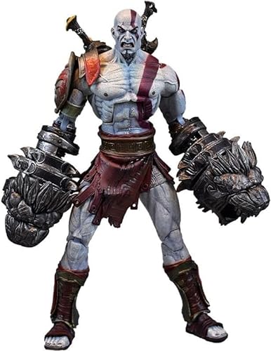 God of War 3 – Kratos – Charaktermodell, Actionfigur – Anime-Spielzeug, 17,8 cm, Kratos Flammenmesser, Actionfigur, Figur, 20 cm, Statue, Ornamente, Sammlerstücke, Geschenke von SaiFfe