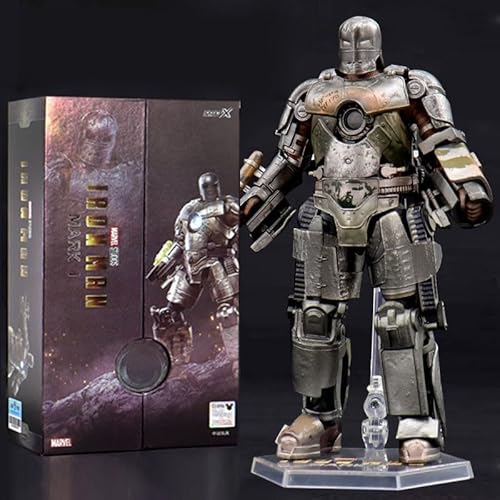Iron Man Mark1,Mark2,Mark3,Bandai Spirits Actionfigur,Nicht leuchtende Version,18cm/7Zoll. Die Beste Spielzeugpuppe zum Sammeln,Ornament,Geburtstagsgeschenk für Iron Man-Liebhaber(MK1) von SaiFfe