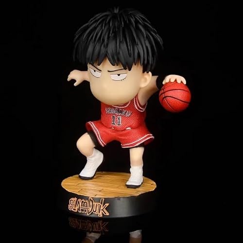 Slam Dunk Anzai Mitsuyoshi Coach Qver Anime Figur Statue Charakter Modell Spielzeug Actionfigur Dekoration/Sammlerstücke/Jungenspielzeug 17–22 cm/6,6–8,8 Zoll(D) von SaiFfe