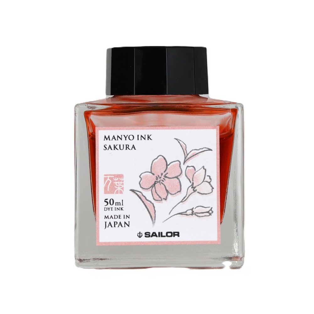 Sailor Tintenfass Manyo Ink Sakura 50 ml Sailor Tintenfass Manyo Ink Sakura 50 ml von Sailor