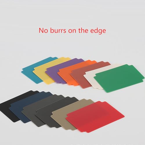 12pcs/Set 3 6x2 7 Zoll Multicolor Karten Teiler Plastik Trennkarten Für Games Card Sport Card Trading Card Divieter von Saiyana
