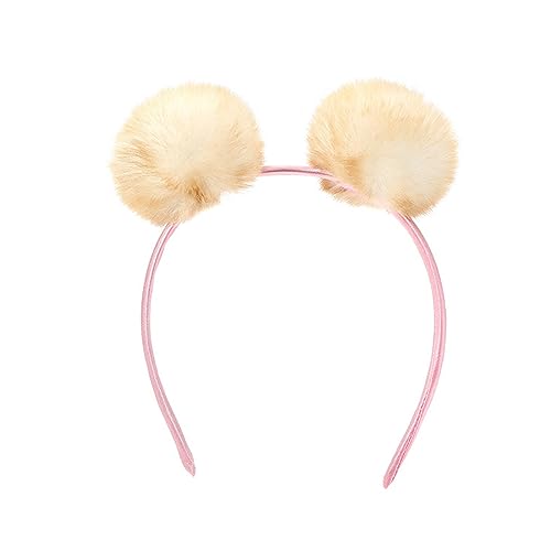Geburtstagsfeier Hairhoop Schöne Plüschbärenohr Hairband Lustige Headhoop Kostüm Kopfschmuck Kind Für Erwachsene Halloween Kopfbedeckung von Saiyana