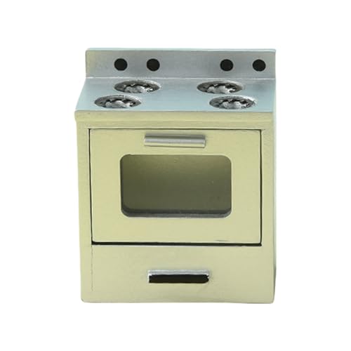 Küchenschrank Herd Miniaturschrank Modell Dolls Houses Küchenzubehör Realistische Spielset 1:12 von Saiyana