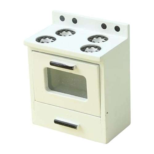 Küchenschrank Herd Miniaturschrank Modell Dolls Houses Küchenzubehör Realistische Spielset 1:12 von Saiyana