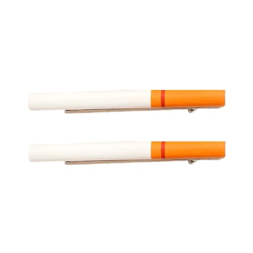 Saiyana 2pcs realistische Zigaretten geformte Haarclips lustige Accessoires für Partys Kostüme und täglich Leichtgewicht verwend(Langer Stil) von Saiyana