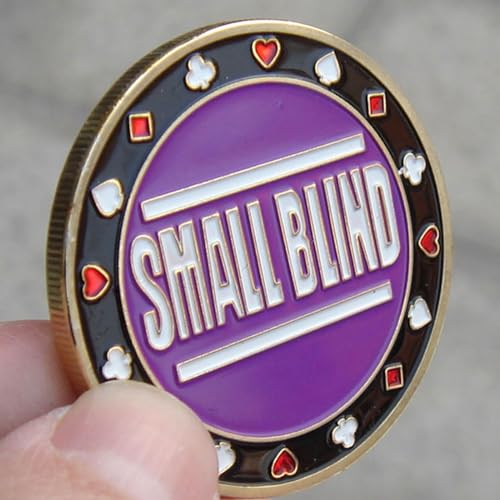 Saiyana Pokerhändler Taste Pokerkarten Schutzschutzmetallmünzenknopf Chip Münzversorgung Händler Pucks Tasten Sammlerchip von Saiyana