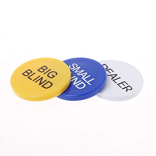 Saiyana Set 3 Stücke Beruf Hold Händler Accessoires Kleine Blinde Big Blind Dealer Puck Knöpfe Kartenspiele Requisiten Saiyana Set 3 Stücke Beruf Hold Händler Accessoires Kleine Blinde Big Blind Dealer Puck Knöpfe Kartenspiele Requisiten von Saiyana