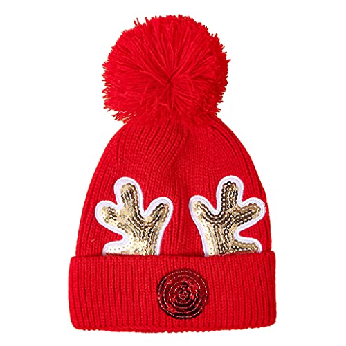 Saiyana Weihnachtsmützen Für Kinder Mit Hirschhorn Ornament – Weihnachtsmann – Mützen Für Kinder Gestrickte Wintermützen Für Jungen Und Mädchen Saiyana Weihnachtsmützen Für Kinder Mit Hirschhorn Ornament – Weihnachtsmann – Mützen Für Kinder Gestrickte Wintermützen Für Jungen Und Mädchen von Saiyana