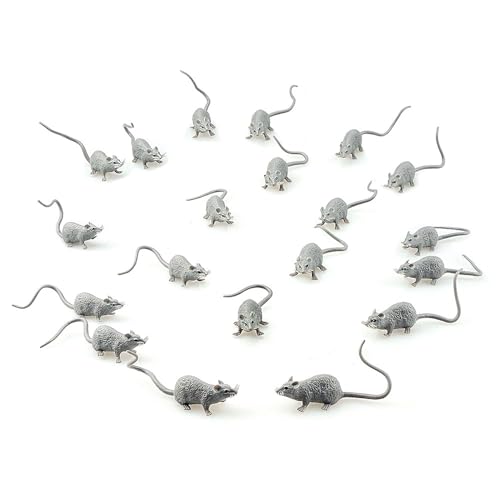 SaktopDeco Künstliche Ratten aus Kunststoff, realistisch, grau, für Streiche und Partydekorationen, 20 Stück SaktopDeco Künstliche Ratten aus Kunststoff, realistisch, grau, für Streiche und Partydekorationen, 20 Stück von SaktopDeco