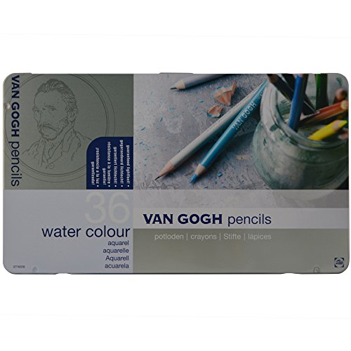 36 Color Set Metal Cased 157 398 Van Gogh Watercolor Pencil (Japan Import) von Sakura Color