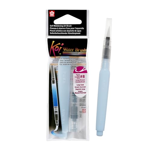 Koi Water Brush 9ml Tank-Large (#8 Round) von SAKURA