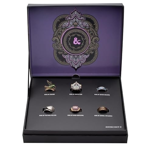 Salesone Nachbildung Dungeons & Dragons Set Verstellbare Ringe Zauber Salesone Nachbildung Dungeons & Dragons Set Verstellbare Ringe Zauber von Salesone