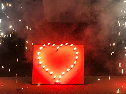 Salilio Feuerwerk Geburtstag - Brennendes Herz Heiratsantrag Verlobung Salilio Feuerwerk Geburtstag - Brennendes Herz Heiratsantrag Verlobung von Salilio