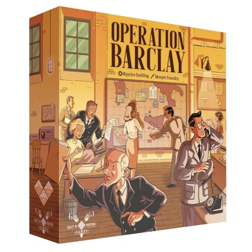 Salt & Pepper Games Operation Barclay – 2-Player WWII Intelligence Strategy Game | Bluffing, Deception & Card Play, Allied vs Abwehr Espionage, Medium Complexity, Ages 14+ von Salt & Pepper Games