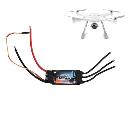 Hochleistungs-Brushless Electric Speed Controller 50A Bidirektionaler ESC für RC Car Unterwasserpropellerboot Schwarz Hochleistungs-Brushless Electric Speed Controller 50A Bidirektionaler ESC für RC Car Unterwasserpropellerboot Schwarz von Saluaqui