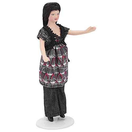 Saluaqui 1:12 Skala Dollhouse Moderne Frau Porzellanpuppe mit Rotbaren Glied Saluaqui 1:12 Skala Dollhouse Moderne Frau Porzellanpuppe mit Rotbaren Glied von Saluaqui