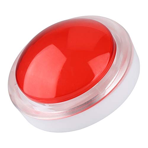 Saluaqui 100 -mm -LED LED Light Video Game Druckknopf mit Acrylkristallschale Runde Game Taste für Präzisionsspiele (Rot) von Saluaqui