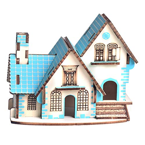 Saluaqui 3D -Puzzle Holz Villa House Building Model Kit für - Pädagogische DIY Handwerkssägespielzeug mit Sicherem Ungiftigem Holzmaterial Verbesserung der Fantasie und Praktischen Fähigkeiten Saluaqui 3D -Puzzle Holz Villa House Building Model Kit für - Pädagogische DIY Handwerkssägespielzeug mit Sicherem Ungiftigem Holzmaterial Verbesserung der Fantasie und Praktischen Fähigkeiten von Saluaqui